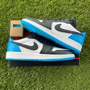 Air Jordan 1 Low Powder Blue Black